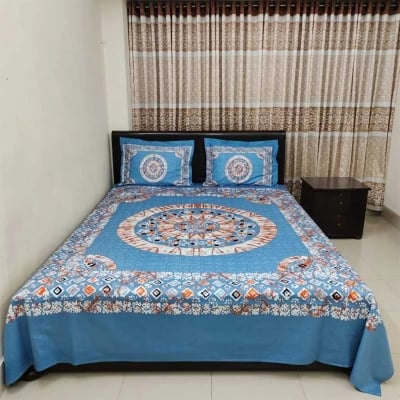 Picture of Zar'rah Shop Luxury King Size Bed Sheet With Matching Pillow Covers (4-Piece Set)