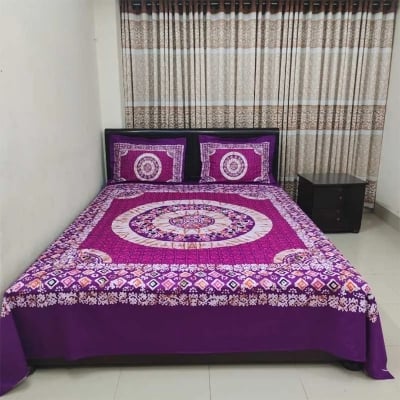 Picture of Zar'rah Shop Luxury King Size Bed Sheet With Matching Pillow Covers (4-Piece Set)