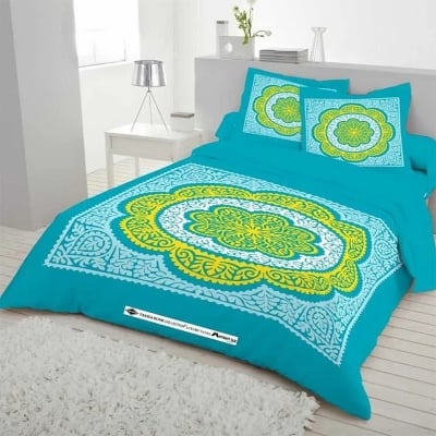 Picture of Zar'rah Shop Luxury King Size Bed Sheet With Matching Pillow Covers (4-Piece Set)
