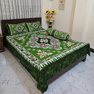 Picture of Zar'rah Shop Luxury King Size Bed Sheet With Matching Pillow Covers (4-Piece Set)