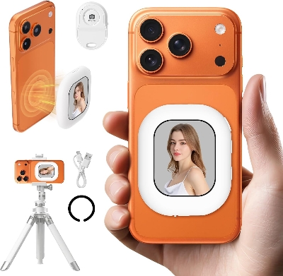 Picture of  T30 Magnetic Selfie Monitor for Phone – Wireless Bluetooth Vlog Selfie Screen & Remote Camera Preview