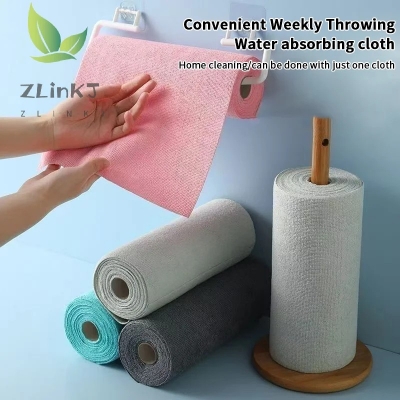 Picture of img Cleaning Cloth Roll Durable Reusable Dish Towel For Kitchen Greaseproof And Quick Drying Microfiber Hand-tear Rags