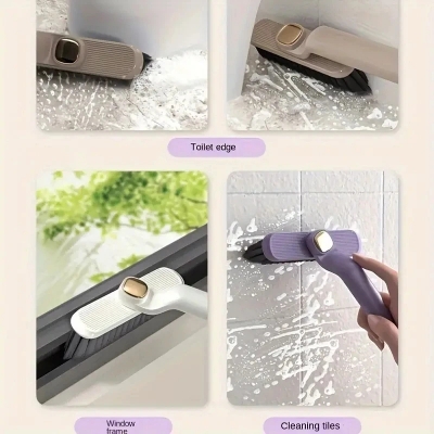 Picture of  Multipurpose Bathroom Tile Floor Gap Cleaning Brush Rotating Crevice Brushes