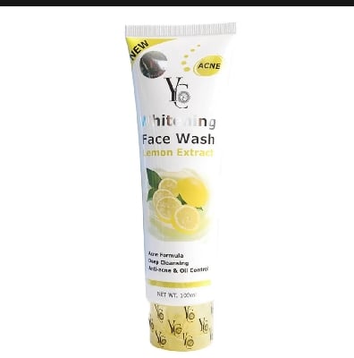 Picture of YC Whitening Face Wash Lemon & milk  Extract (100ml)-Multicolor