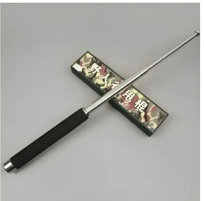 Picture of 3 step metal stick.self-defense.