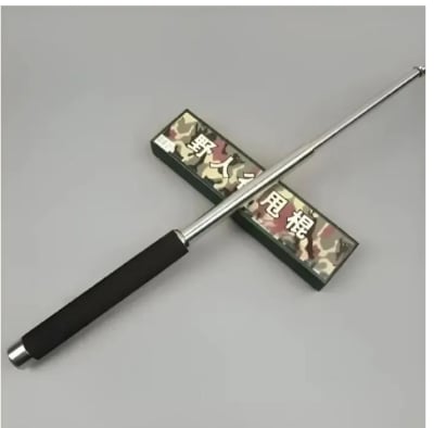 Picture of 3 step metal stick.self-defense.