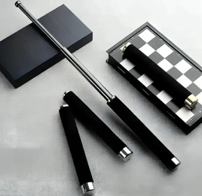 Picture of 3 step metal stick.self-defense.