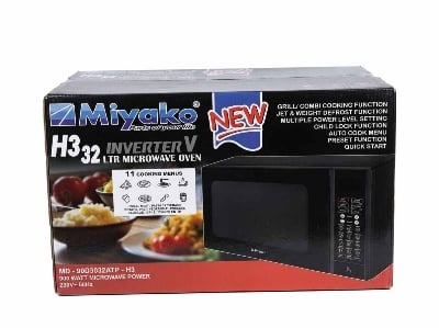 Picture of Miyako 32L H3 Inverter V Microwave Oven + Grill | MD-90D3032ATP-H3