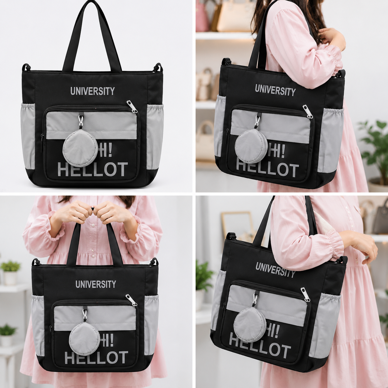 Picture of Premium PU Leather University & College Backpack for Girls