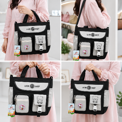 Picture of Premium PU Leather University & College Backpack for Girls