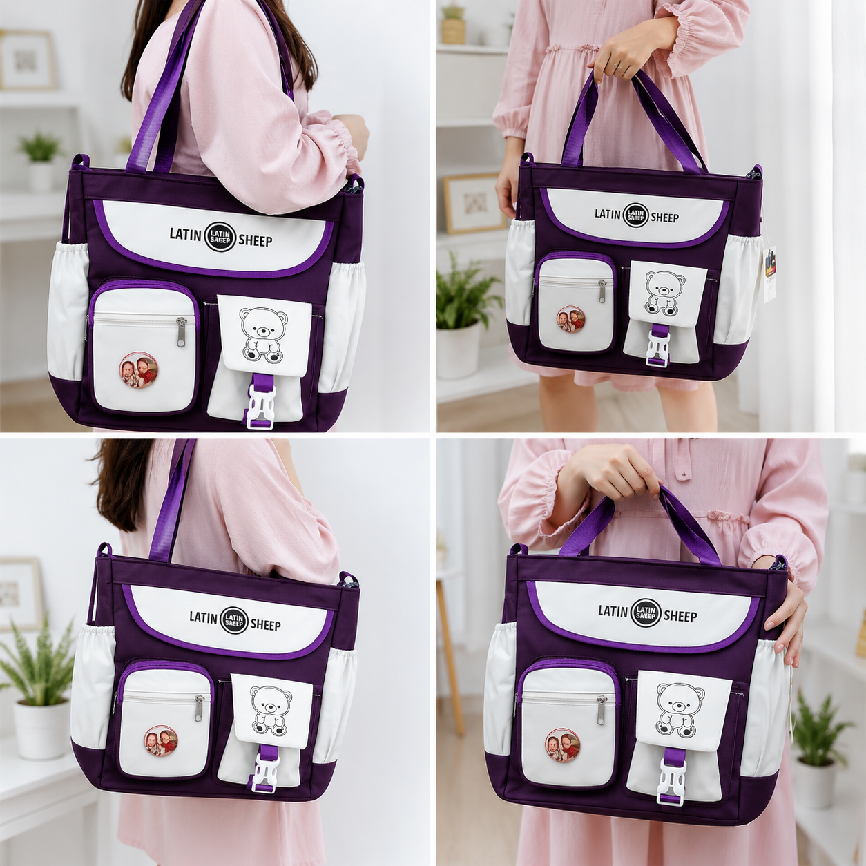 Picture of Premium PU Leather University & College Backpack for Girls