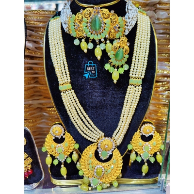 Picture of Necklace Jewellery Set for Women & Girls-Green