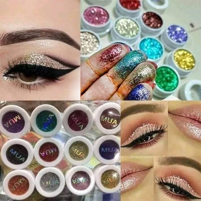 Picture of MUA Glitter Eyeshadow Palette for Women – Pack of 12