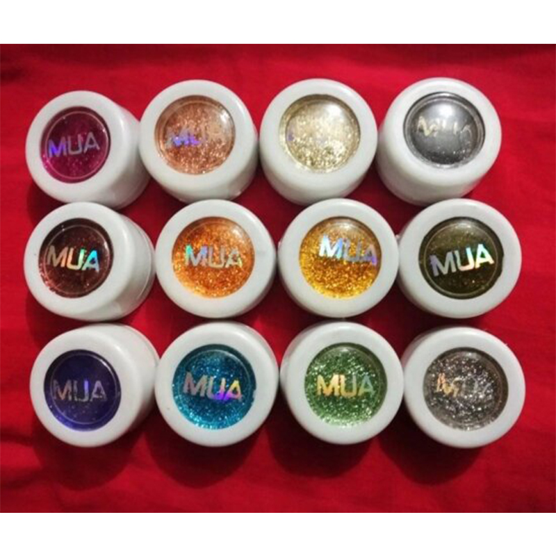 Picture of MUA Glitter Eyeshadow Palette for Women – Pack of 12