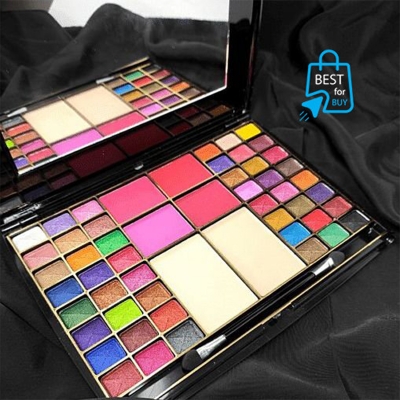 Picture of Roseleaf 3-in-1 Makeup Kit – 48-Colour Eyeshadow, 4-Colour Blusher & 2 Pressed Powders