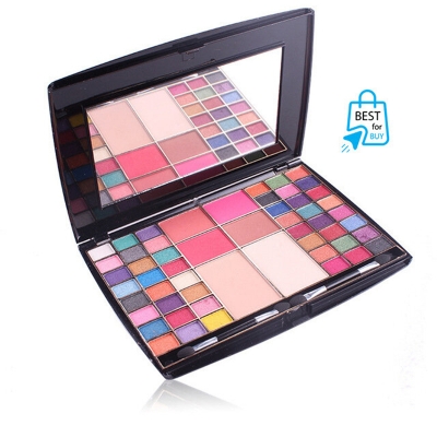 Picture of Roseleaf 3-in-1 Makeup Kit – 48-Colour Eyeshadow, 4-Colour Blusher & 2 Pressed Powders