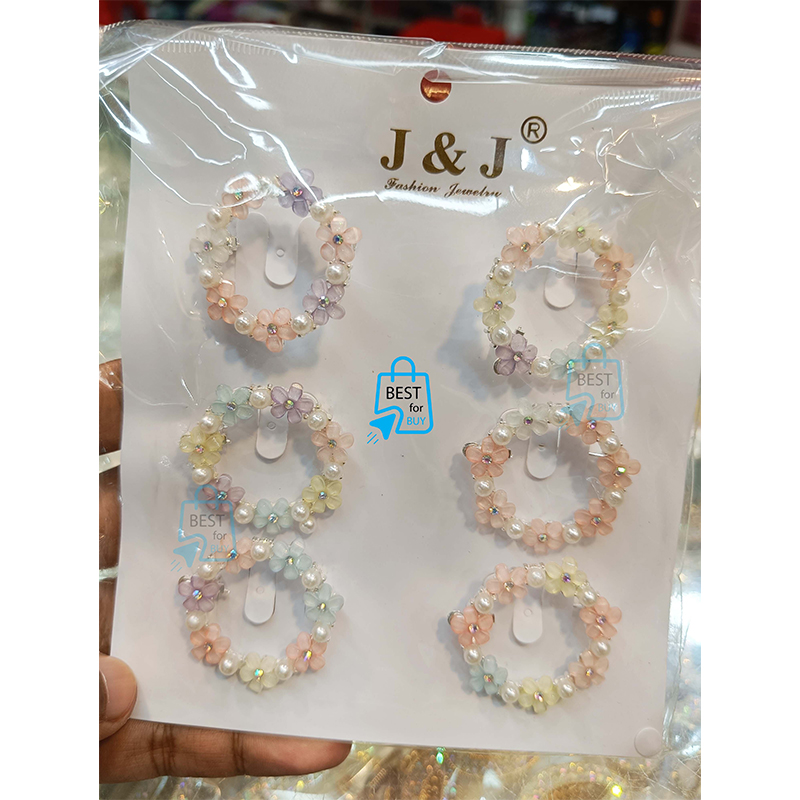 Picture of Flower Brooch & Hijab Pin for Women & Girls – 6-Petal Design