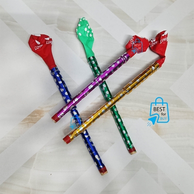 Picture of Bellon Basi / Baser Basi Whistle Balloon Toy – Traditional 90s Toy, 1 Piece-Multicolor