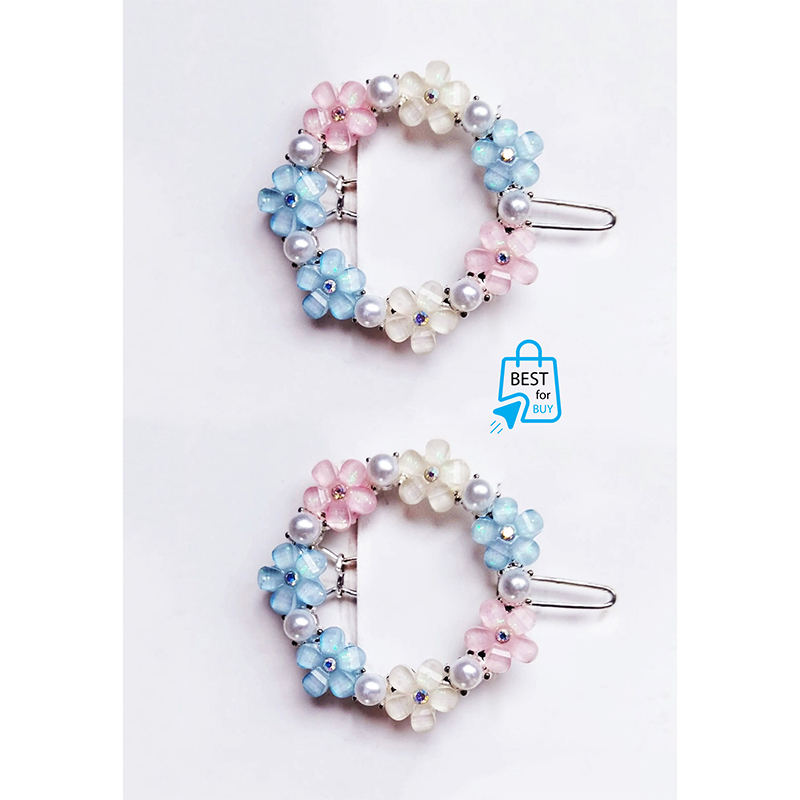 Picture of Rhinestone Flower Hair Clip for Women & Girls