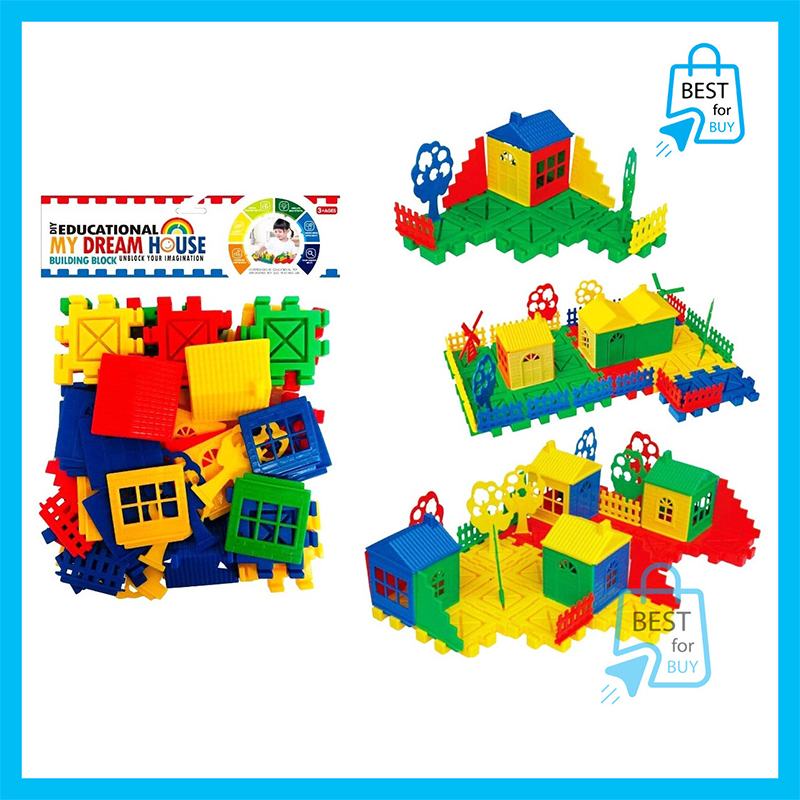 Picture of Educational Train Building Blocks Set for Kids – 24 Pieces, Multicolour-Multicolor