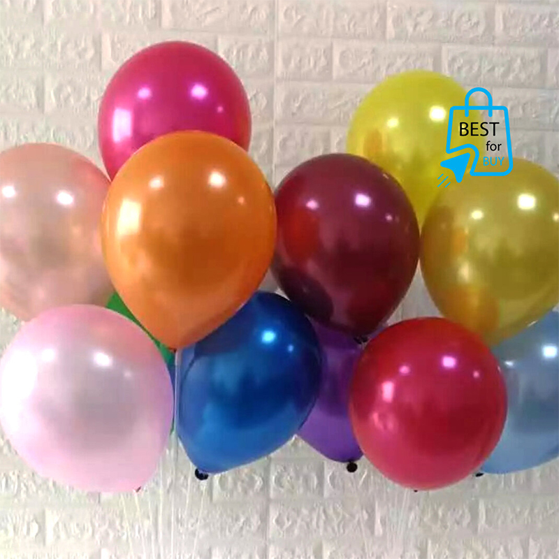 Picture of Metallic Party Balloons – Multicolour, 100 Pieces-Multicolor