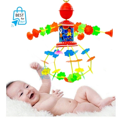 Picture of Musical & Visual Round Toy for Newborn Babies – Battery-Free-Multicolor