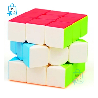 Picture of 4-Cube 3D Pyramid Rubik's-Style Puzzle Game for Kids – 1 Piece-Multicolor