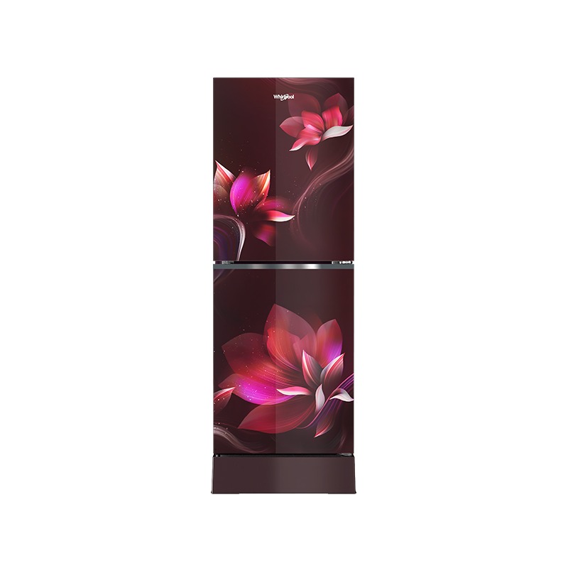 Picture of Whirlpool Fresh Magic Pro 236 Liter Glass Door Floral X Frost Refrigerator