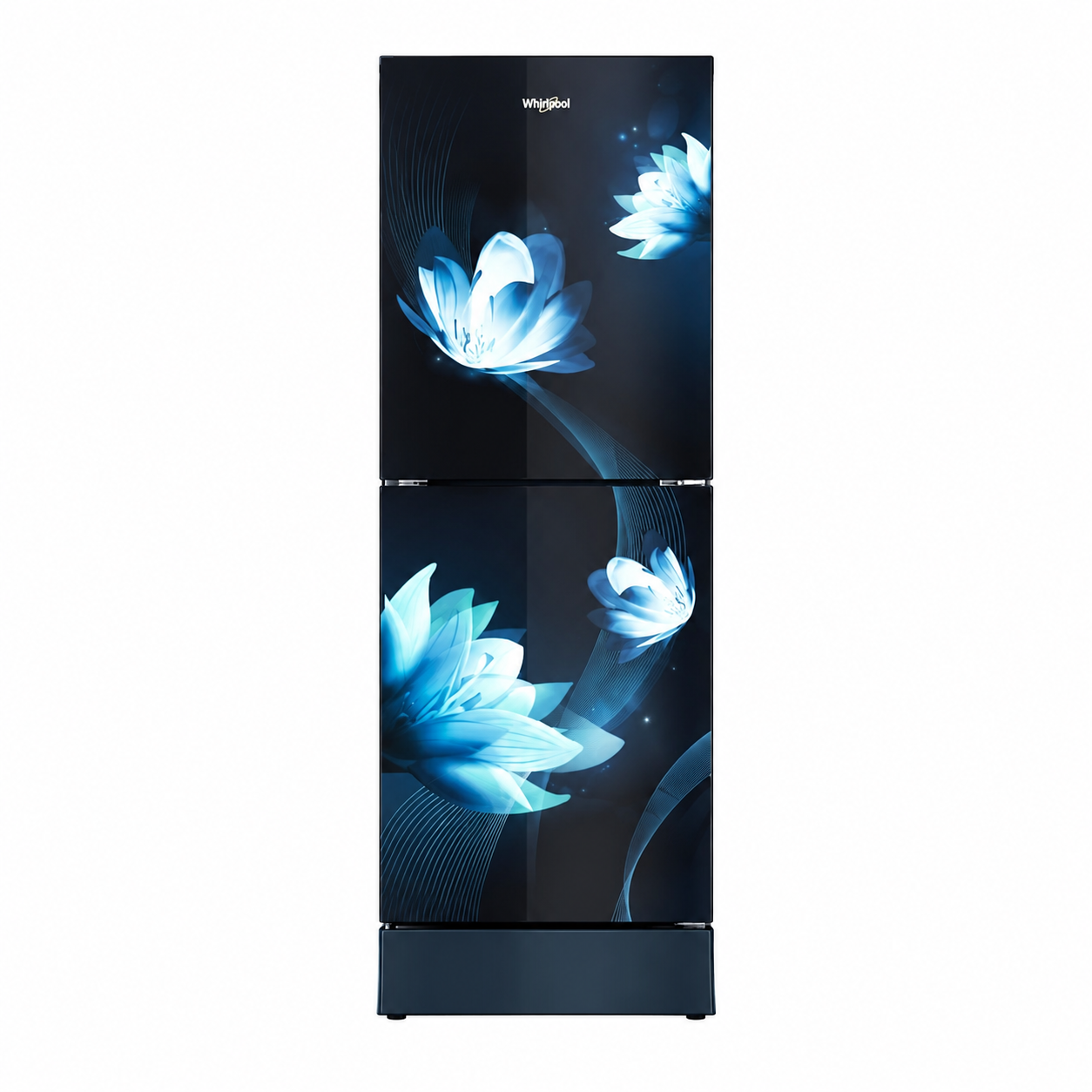 Picture of Whirlpool Fresh Magic Pro 236 Liter Glass Door Floral X Frost Refrigerator