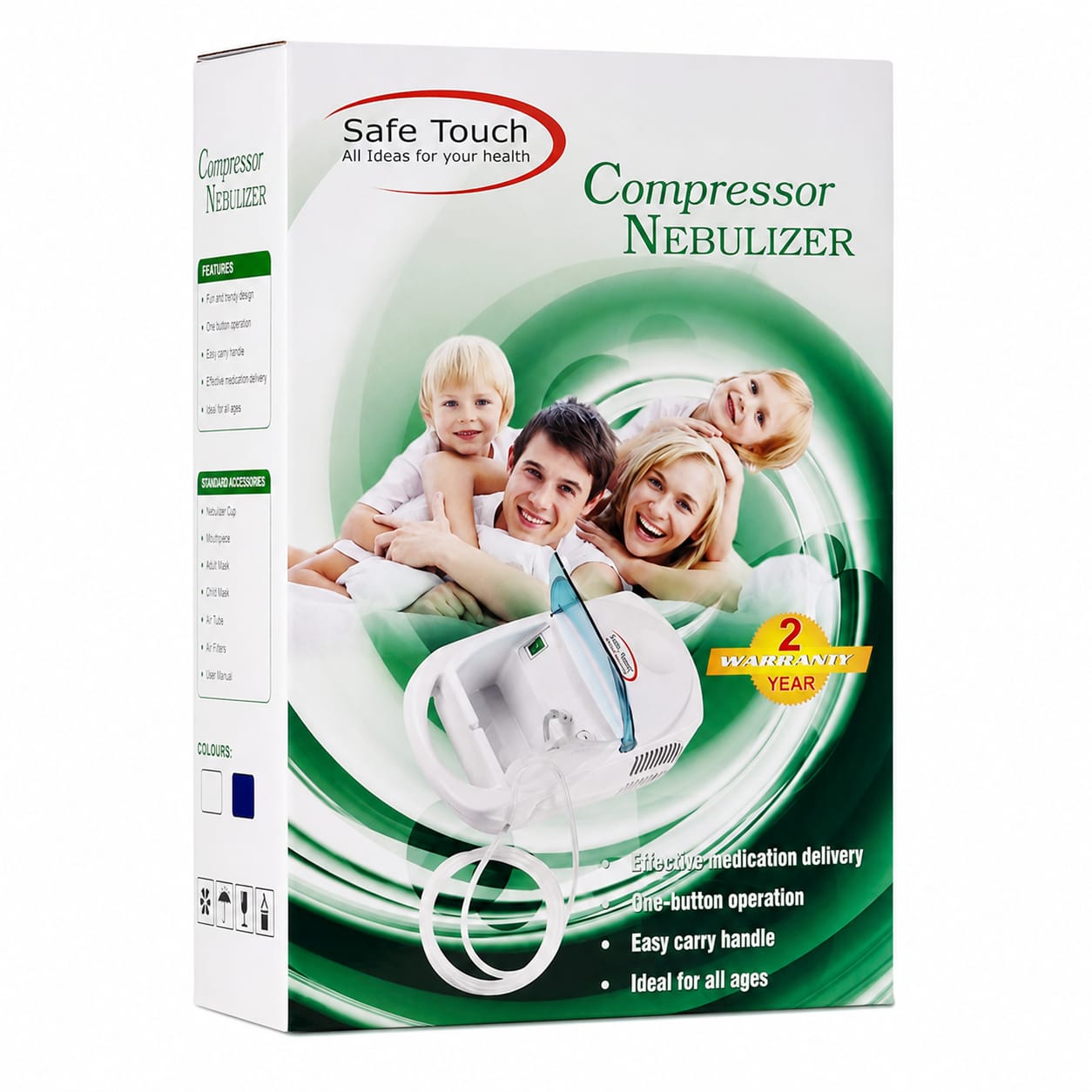 Picture of Safe Touch Compressor Nebulizer Advanced Respiratory Care for the Whole Family