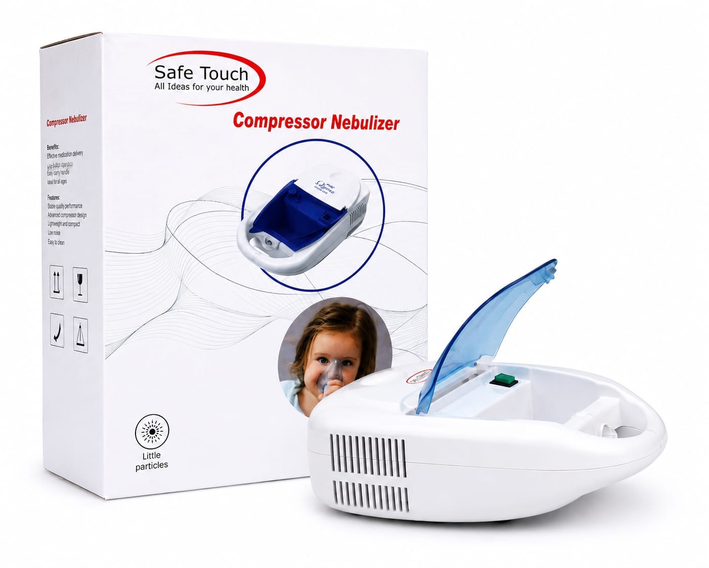 Picture of Safe Touch Compressor Nebulizer Advanced Respiratory Care for the Whole Family