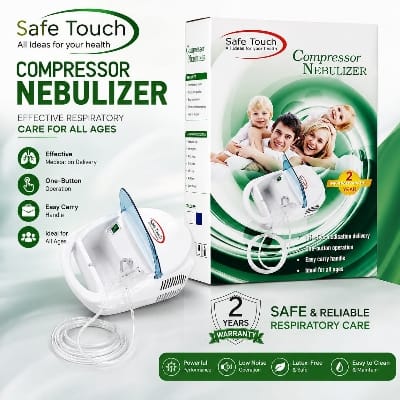 Picture of Safe Touch Compressor Nebulizer Advanced Respiratory Care for the Whole Family