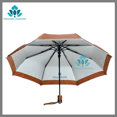 Picture of Auto Open Fashionable World Class Umbrella- 8 sikh - Chocolate - Int: One size