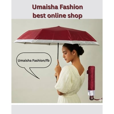 Picture of Auto Open Fashionable World Class Umbrella- 8 sikh - Maroon - Int: One size