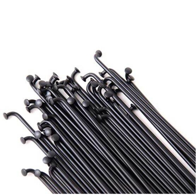 Picture of Bike Spokes 26" Any Bicycle Stainless Steel Bicycle Spokes With Nipples 36 pcs Black - সাইকেল
