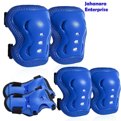 Picture of Knee Pads for Kids/Youth, Knee Pad and Elbow Pads Wrist Guards Protective Gear Set for Roller Skates Cycling BMX Bike Skateboard Inline Skating's Scooter Riding