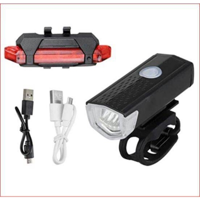 Picture of MTB Bike Front Lights USB LED Rechargeable Waterproof Mountain Bike Headlight Bicycle Safety Warning Light Cycling Accessories