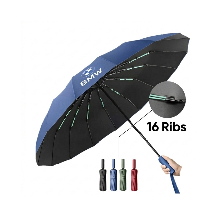 Picture of BMW Umbrella 16 Shik, BMW Motorsport Umbrella 16 Ribs Original Auto Open And Auto Close