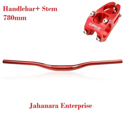 Picture of MTB Bike Handlebar+ Stem Bicycle Handlebar With Stem Combo Offer Black