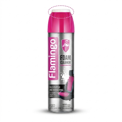 Picture of Flamingo Multi Purpose Foam Cleaner With Brush 650 Ml, Household, Kitchen, Bathroom Cleaner Foam Spray - Glass Cleaner