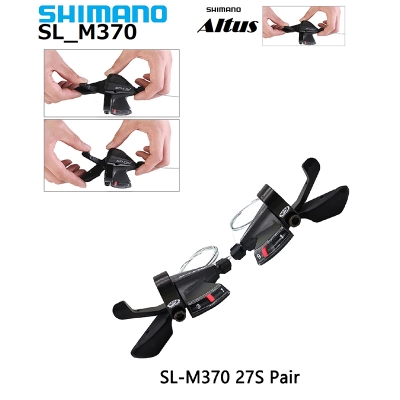 Picture of Bicycle Derailleurs SL-M370 MEGA 9 Drive Train 3/9 Speed 27 Speed Shift Lever MTB Bike Shifter Folding Bicycle Accessories