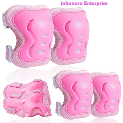 Picture of Knee Pads for Kids/Youth, Knee Pad and Elbow Pads Wrist Guards Protective Gear Set for Roller Skates Cycling BMX Bike Skateboard Inline Skating's Scooter Riding