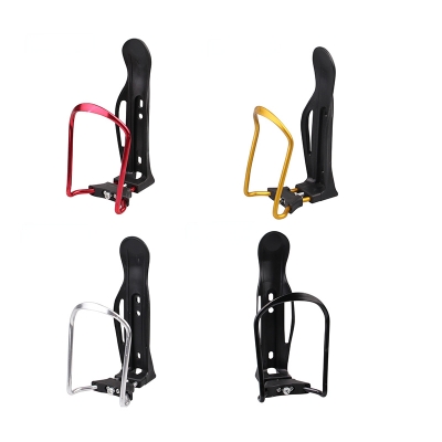 Picture of Bike Bottle Holder Water Bottle Cages fit Bicycles Mountain Bike Adjustable Aluminum Quick Easy to Mount For Bicycle Accessories