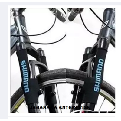 Picture of 1Pair Mountain Bike Front Fork Protective Pad Frame Wrap Cover Guard Protector Protector Cycling Bicycle Accessories