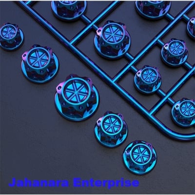 Picture of 30Pcs/Set Motorcycle Nut Bolt Cap Cover Decor Motorbike Ornamental Molding For ANY BIKE