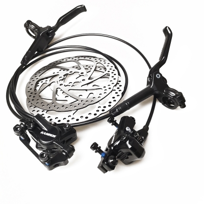 Picture of Kamros Hydraulic Brakes with Rotor Set FRONT & REAR Full set 2pc Disc Free