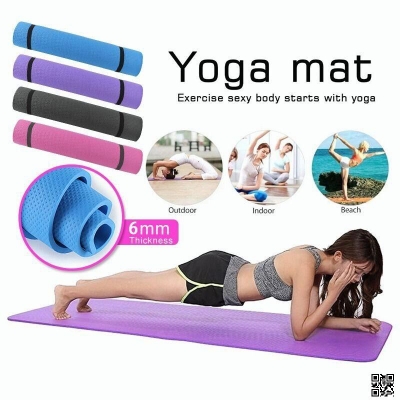 Picture of Yoga Mat, Eco Friendly Anti-Slip Exercise Yoga Mat সাইজঃ লম্বা-68ইঞ্চি, আড়ে-24ইঞ্চি