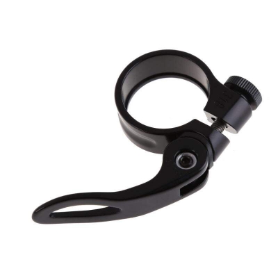 Picture of Aluminum Alloy Seatpost Clamp Quick 31.8mm MTB Bike Cycling Saddle Seat Post Clamp Quick Release Lock