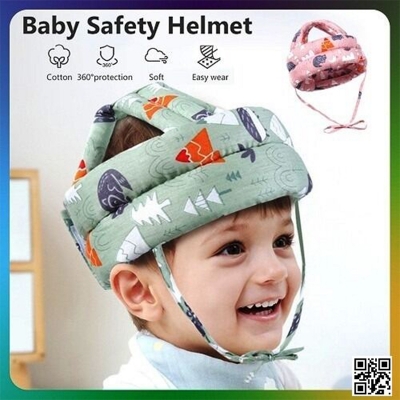 Picture of Kids Safety Head protector | Baby Safety Helmet Infant Toddler Breathable & Adjustable Head Cushion| Kids or baby safety Cap