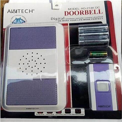 Picture of Wireless Door Bell One Plus OP-214K DC and Highly Secure 36 Melodies for selection, Remot Operating range (200 meters)